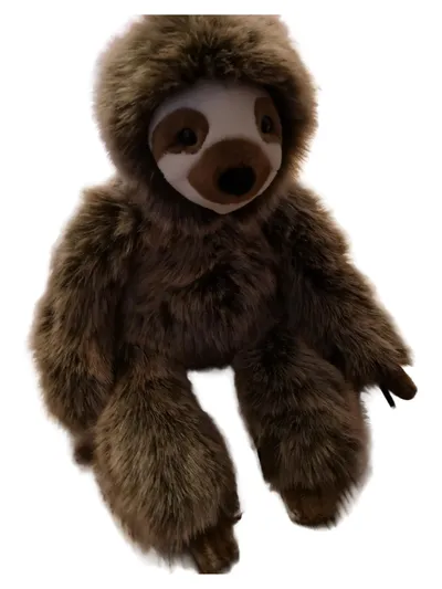 Hermann Teddy Collection Faultier Plüschtier Baby Kuscheltier Braun 40cm