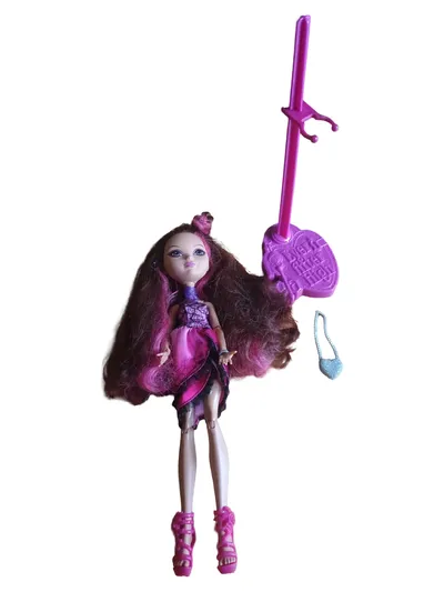 Mattel Ever After High Briar Beauty Puppe Pink Mädchen gebraucht mit Ständer
