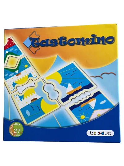 Beleduc Tastomino Domino Fühlspiel Holz Tastdomino Lernspiel ab 4 J.
