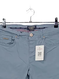 Alcott Herren Stoffhose Chino Blau Gr. W30/L30 Baumwolle Slim 4