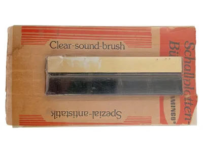 AMINGO Schallplatten Bürste Clear-Sound-Brush Spezial-Antistatik Vinyl Pflege