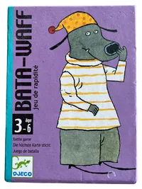 Djeco Bata Waff Kartenspiel Hunde Lernspiel Reaktion Spiel Kinder ab 3 J. 1