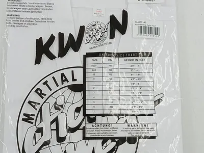 KWON Clubline Karateanzug Basic weiß Gr. 0/140 Kinder Kampfsport Anzug