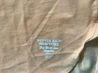 BETTER RICH Damen T-Shirt XL Orange Pailletten Eis-Motiv V-Ausschnitt 3