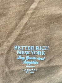 BETTER RICH Damen T-Shirt XL Orange Pailletten Eis-Motiv V-Ausschnitt 4