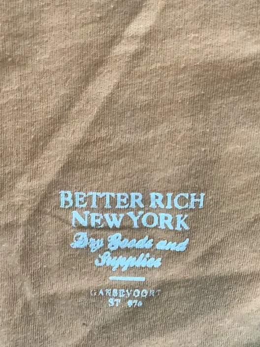 BETTER RICH Damen T-Shirt XL Orange Pailletten Eis-Motiv V-Ausschnitt 4
