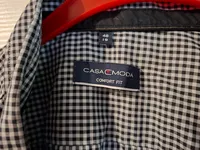 CASAMODA Herren Freizeithemd kariert Comfort Fit Gr. 48/3XL Baumwolle 2