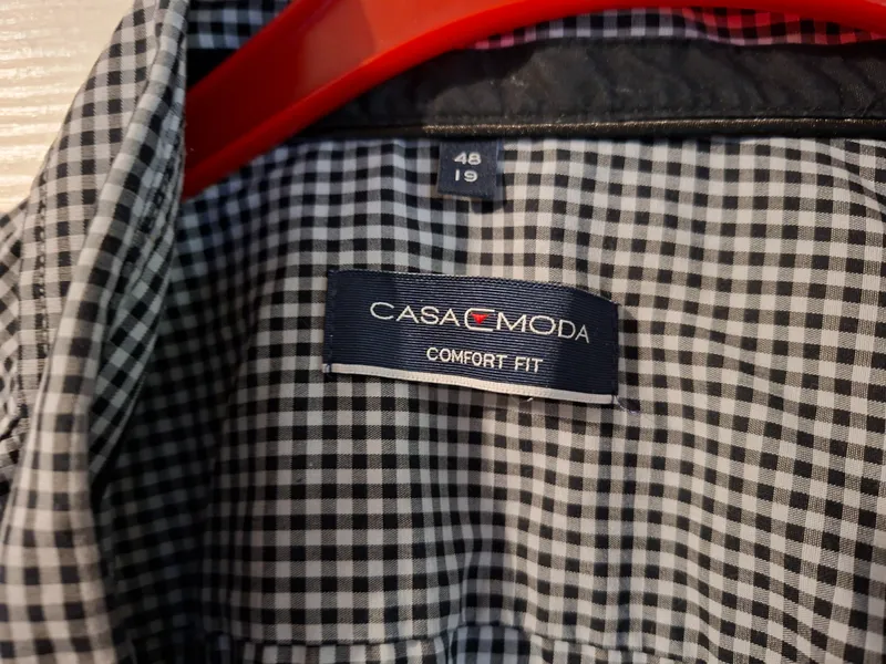 CASAMODA Herren Freizeithemd kariert Comfort Fit Gr. 48/3XL Baumwolle 2