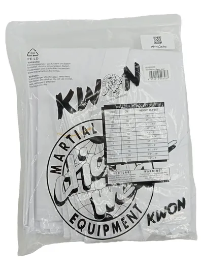 KWON Karateanzug Basic Weiß Kinder Gr. 130 Kampfsport Uniform Gi