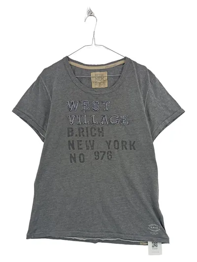 BETTER RICH Damen T-Shirt West Village New York Grau Gr. XL