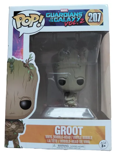 Funko Pop! Marvel Groot 207 Guardians of the Galaxy 2 Figur Vinyl Bobble-Head