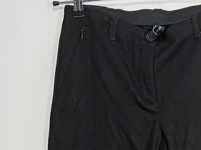 Marc Cain Stoffhose Damen Gr. 40/L Schwarz Business Elegant Viskose