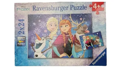 Ravensburger Puzzle 2x24 Disney Frozen Elsa Anna Kinder ab 4 Jahre