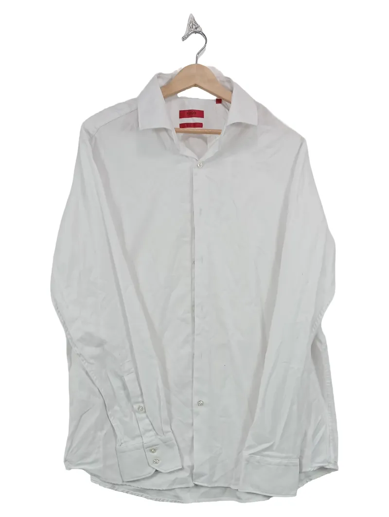 Hugo Boss Herren Business Hemd Langarm Weiß Gr. 44/XS 1