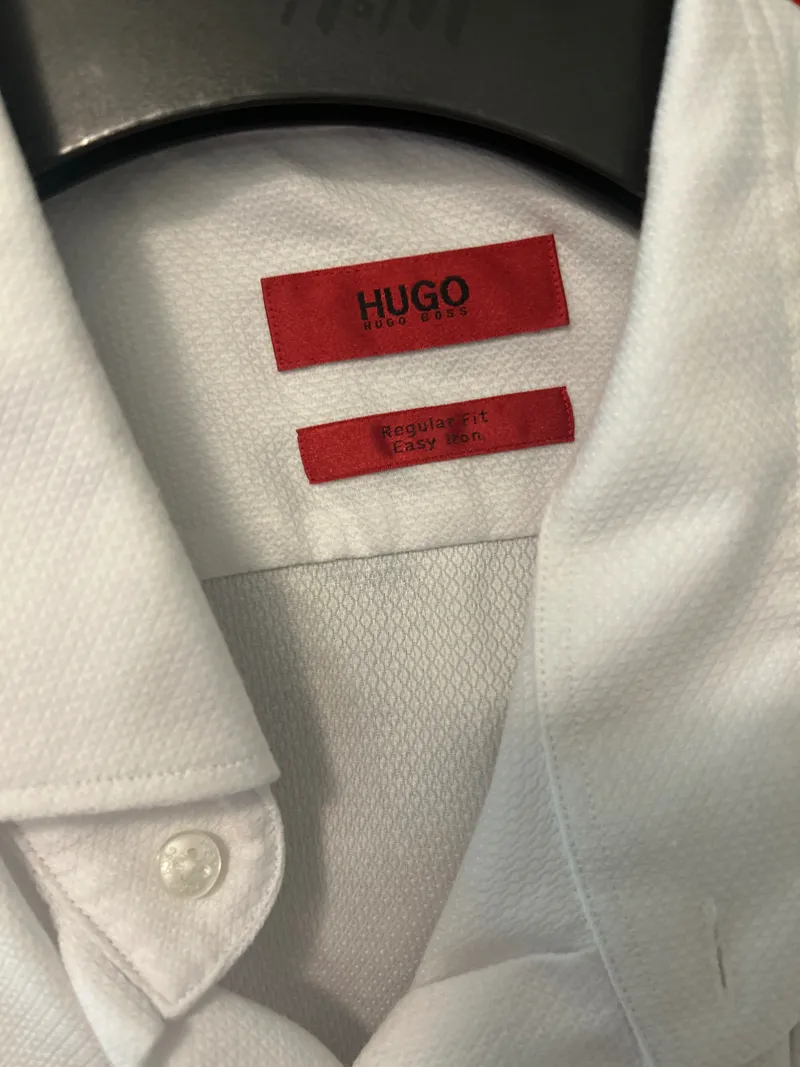 Hugo Boss Herren Business Hemd Langarm Weiß Gr. 44/XS 7