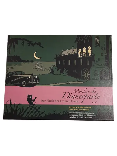 Mörderische Dinnerparty Fluch der Grünen Dame Krimi Gesellschaftsspiel