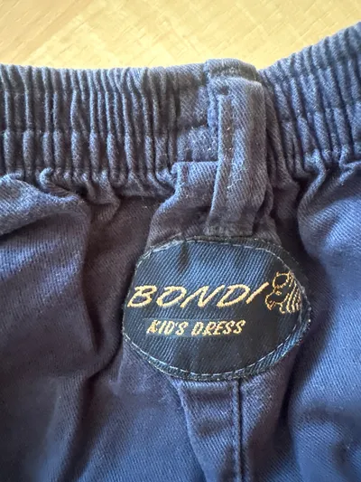 BONDI Kinder Outdoorhose Blau Größe 80 Baumwolle