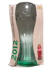 McDonald's Coca-Cola Glas Olympia 2012 Limited Edition Sammlerglas Grün 1