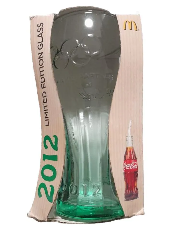 McDonald's Coca-Cola Glas Olympia 2012 Limited Edition Sammlerglas Grün 1