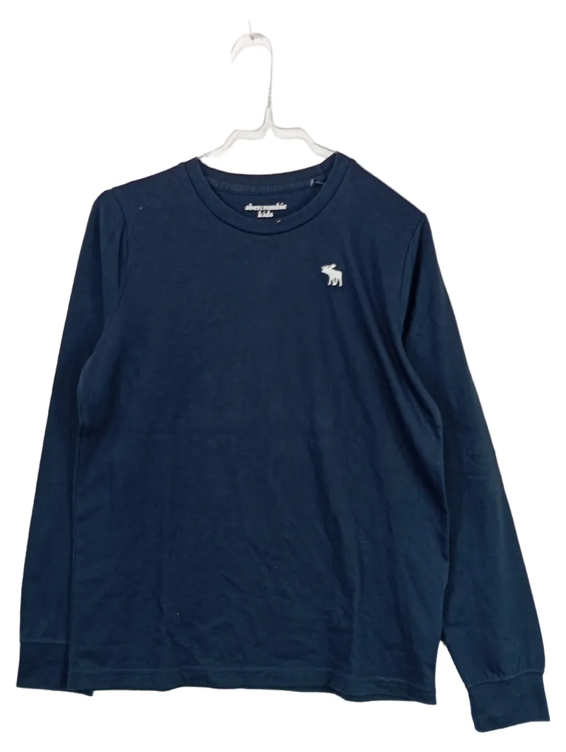 Abercrombie Kids Langarmshirt Gr. 176 (15-16 Jahre) Blau Elch Logo Jungen 1