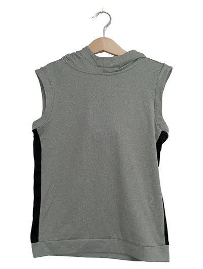 FURLANO Kinder Basketball Trikot Kapuze Grau Gr. 128 Sport