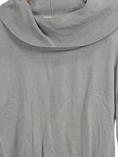 Alessa W. Damen Pullover Rollkragen Grau Gr. 42/XL Baumwolle