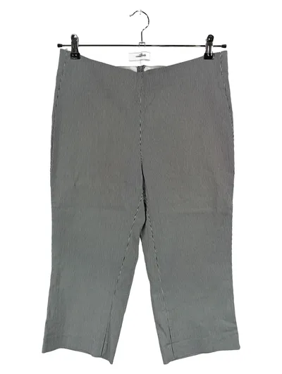 Tchibo Damen Anzughose Gestreift Grau Business Gr. 40/42