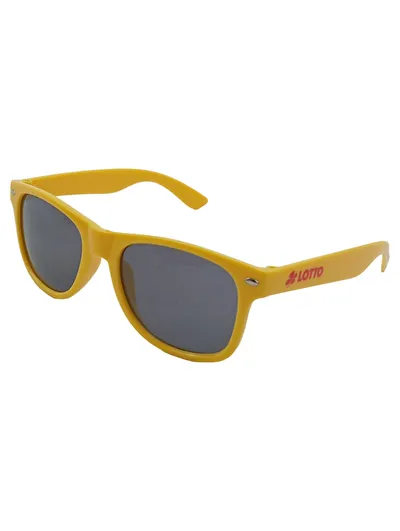 Lotto Sonnenbrille Gelb Casual Sportlich Retro Unisex Kunststoff