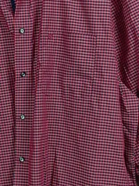CASAMODA Herren Business Hemd Comfort Fit Gr. 48/3XL Kariert Rot Baumwolle 2