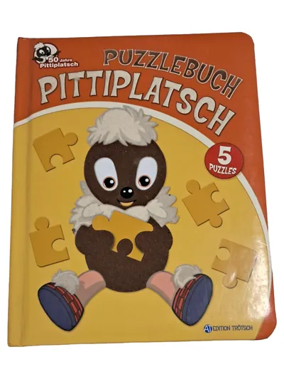 Edition Trötsch Pittiplatsch Puzzlebuch Activity Buch Kinder Farbenfroh Orange