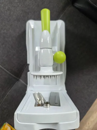 Livington VeggieCut Spiralschneider Gemüseschneider Weiß Grün Küche