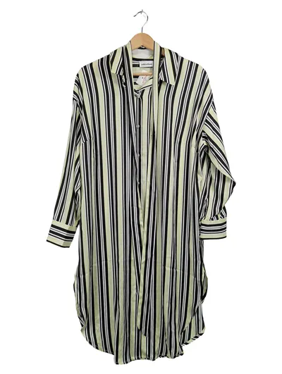Judith Williams Damen Hemdblusenkleid Gr. 40/L gestreift mit Gürtel