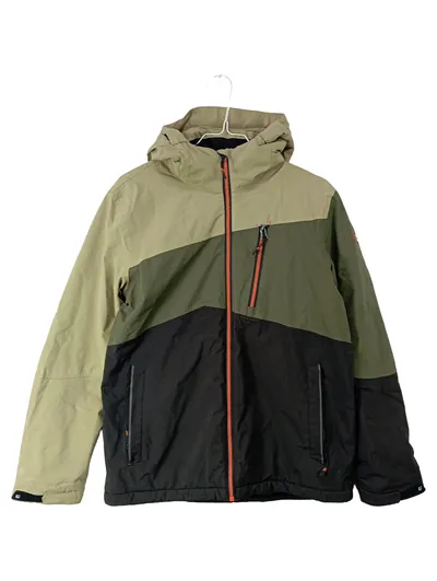 Killtec Skijacke Kinder Gr. 164 Funktionsjacke Oliv Schwarz Wasserdicht