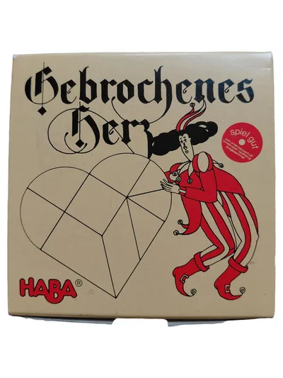 HABA Gebrochenes Herz Legespiel Tangram Holz Puzzle Lernspiel Kinder ab 4