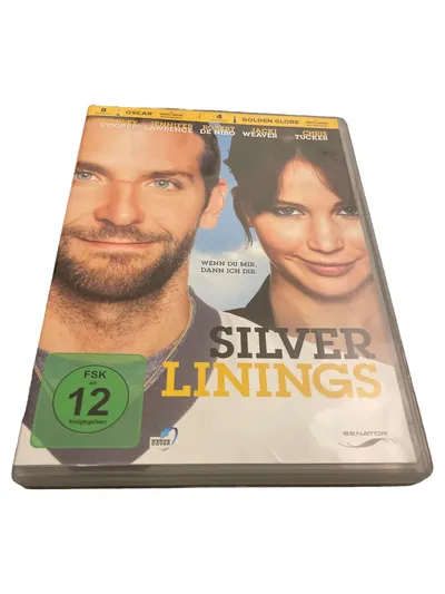 Silver Linings DVD Liebesfilm Tragikomödie Cooper Lawrence Deutsch Englisch