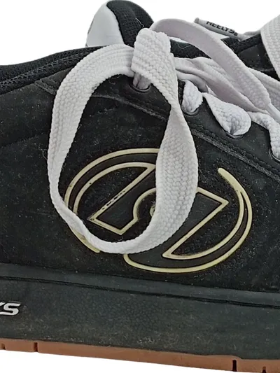 Heelys Rollerschuhe Schwarz Gold Gum Sohle Gr. 40 Kinder Sneaker