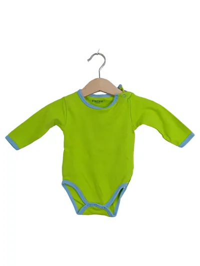 Fixoni Baby Body Langarm Gr. 56 Grün Kinder Baumwolle