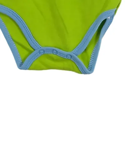 Fixoni Baby Body Langarm Gr. 56 Grün Kinder Baumwolle
