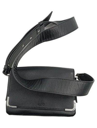 ALDO Umhängetasche Schwarz Damen Crossbody Bag Kunstleder Modern