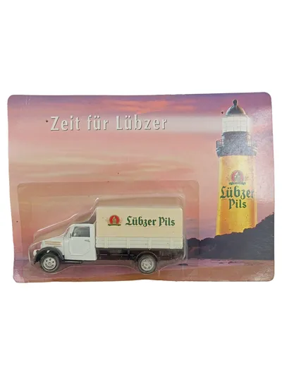Hümmer Lübzer Pils Oldtimer LKW Modellauto Plane Werbeartikel