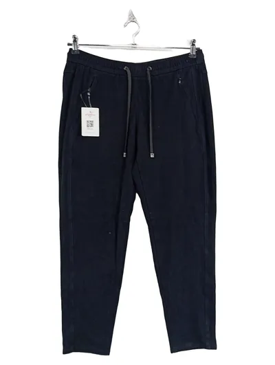 GERRY WEBER Damen Jogginghose Gr. 40 Blau Baumwolle Casual
