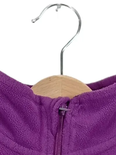 Y.F.K. Kinder Fleecejacke Gr. 128 Lila Mädchen Outdoor