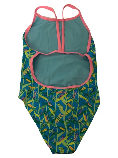 Funkita Badeanzug Mädchen Gr. 170 Sportlich Tiermotiv Polyester Mehrfarbig