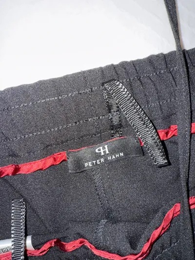Peter Hahn Jogginghose Damen Gr. 50 Schwarz Stretch Freizeithose