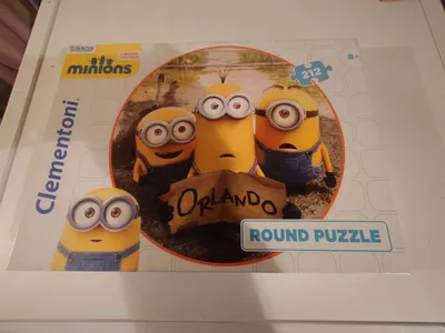 Clementoni Minions Puzzle 212 Teile Rund SuperColor Film Serie