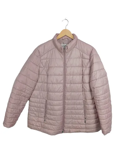 Gerry Weber Damen Steppjacke Gr. 48 Rosa Wasserabweisend Polyester
