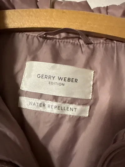 Gerry Weber Damen Steppjacke Gr. 48 Rosa Wasserabweisend Polyester