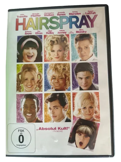 Hairspray DVD Musical Film Travolta Pfeiffer Efron 60er Jahre