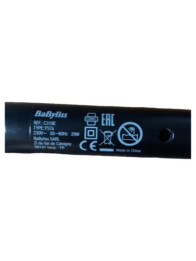 BaByliss C319E Lockenstab Curler Styling Keramik Schwarz