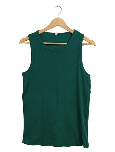 everme Herren Basic Tanktop Grün Gr. 50/L